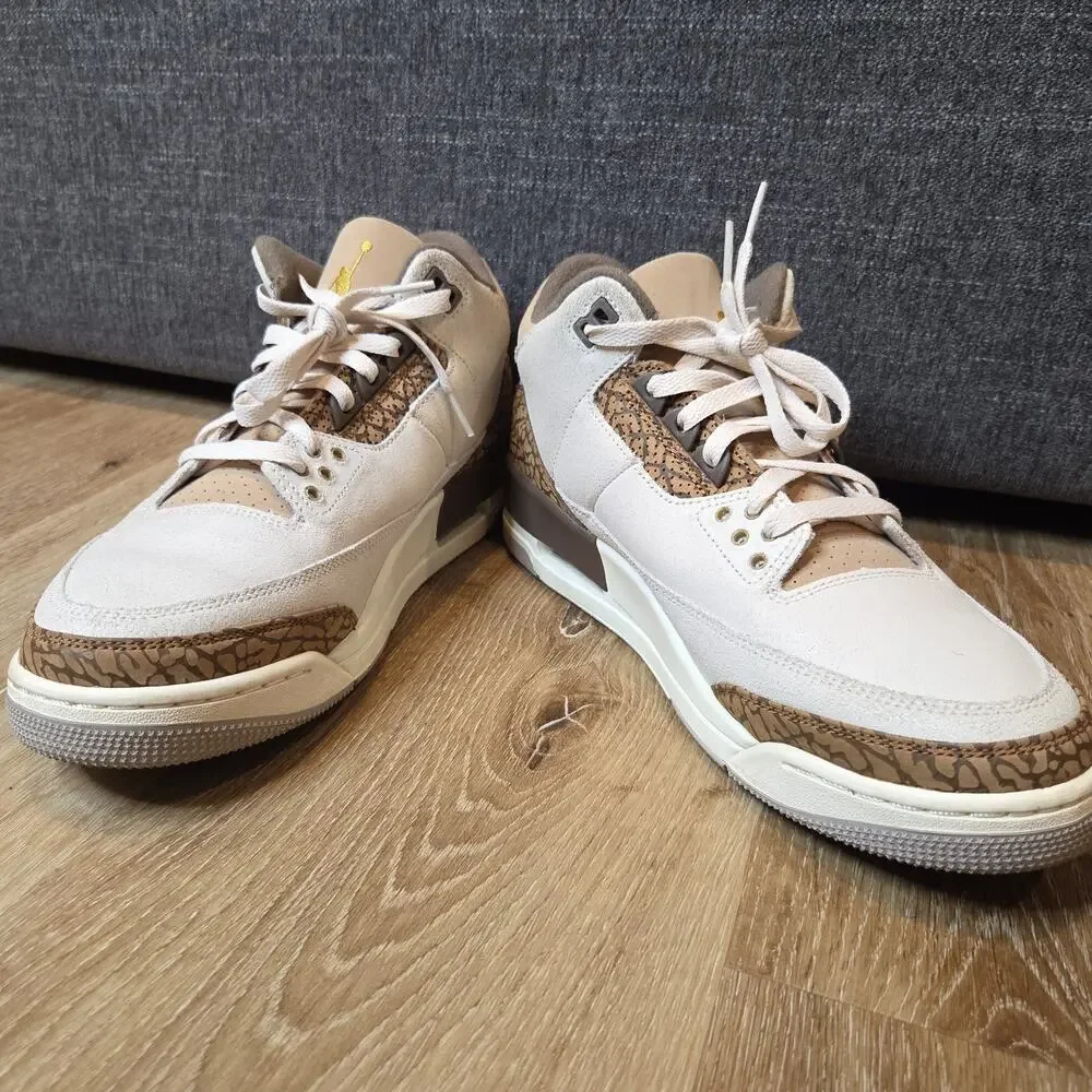 Nike Air Jordan 3 Retro Palomino CT8532-102 Men's Size 10 Brown Suede No Box